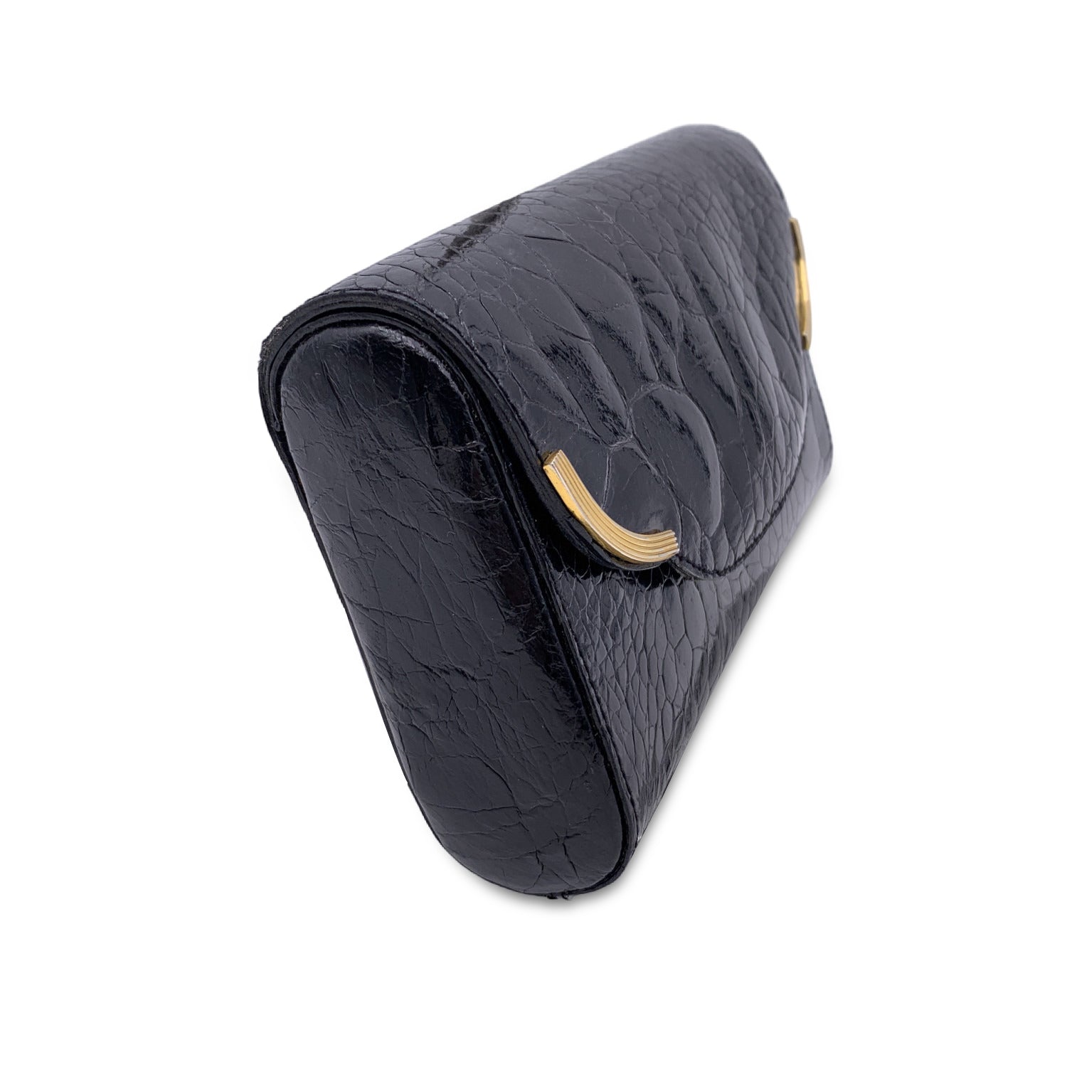 GUCCI Black Leather Flap Chain Strap Shoulder Bag Retail $1,600 NEW | eBay